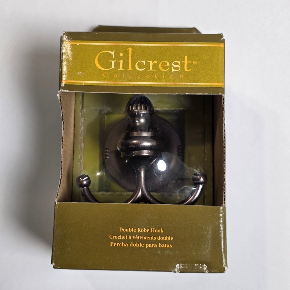 Moen Inspirations Gilcrest Double Robe Hook Oil Rubbed Bronze DN0803ORB